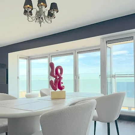 15 - Groovy Design With Le Zoute Sea View Lägenhet