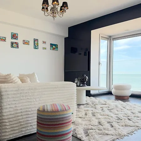 15 - Groovy Design With Le Zoute Sea View Lägenhet *